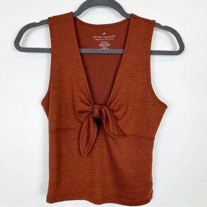 American Eagle Outfitters Rust Tank Top
